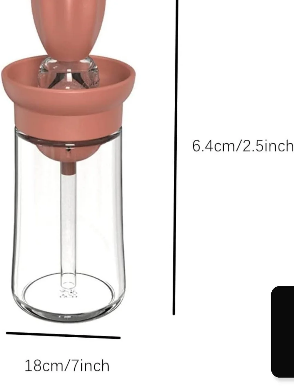 Silicone Pump Dispenser Bottle - Coral Pink
